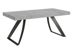 Mesa extensible 90x200/460 cm Proxy Cemento estructura Antracita