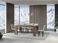 Mesa extensible 180/284x90 cm Roxell nogal