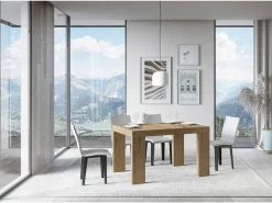 Mesa extensible 140/400x90 cm Roxell roble natural