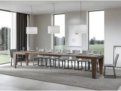 Mesa extensible 180/440x90 cm Spimbo nogal