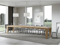Mesa extensible 90x140/400 cm Spimbo Premium Roble Natural