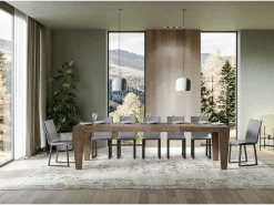 Mesa extensible 90x200/460 cm Spimbo Premium Nogal