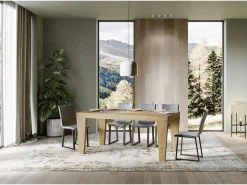 Mesa extensible 180/440x90 cm Spimbo roble natural