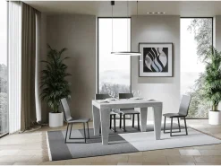 Mesa extensible 90x140/400 cm Spimbo Premium Cemento