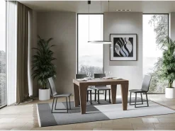 Mesa extensible 120/380x90 cm Spimbo nogal