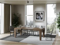 Mesa extensible 120/380x90 cm Spimbo nogal