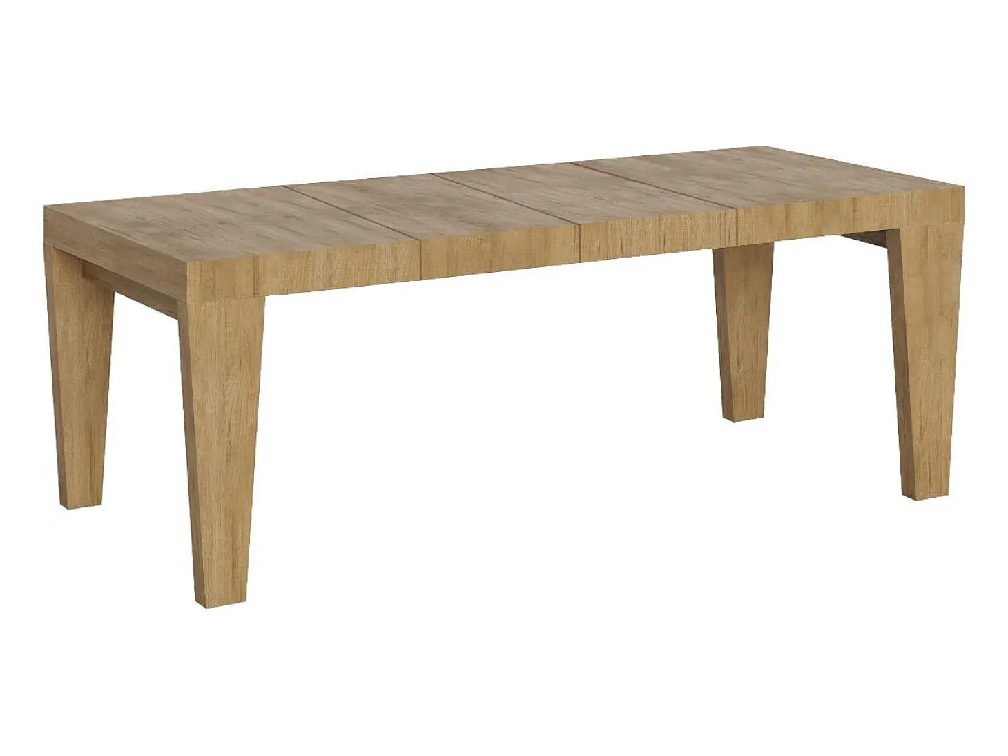 Mesa extensible 160/264x90 cm Spimbo Premium roble natural