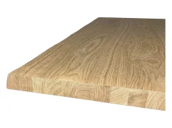 Mesa extensible 90x200/250 cm Tabira roble descortezado patas antracita