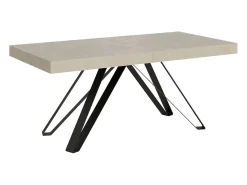 Mesa extensible 200/460x90 cm Terium cachemira patas antracita