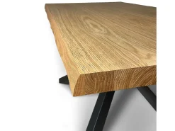 Mesa extensible 90x200/300 cm Versalux patas roble descortezado 4/A