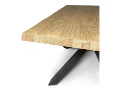 Mesa extensible 90x200/300 cm Versalux patas roble descortezado 4/A