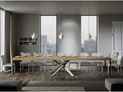 Mesa extensible 90x180/440 cm Volantis Premium Roble Natural estructura multicolor 4/A