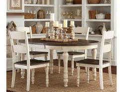 Mesa extensible 122-167x76x122 cm marrón Avola AV1706-66