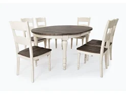 Mesa extensible 122-167x76x122 cm marrón Avola AV1706-66