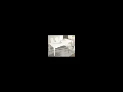 Mesa extensible Zujar acabado blanco . 130/200 x 90 cm x 76 cm
