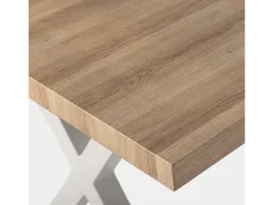 Mesa fija de Madera Natural 75 x 135- Parks