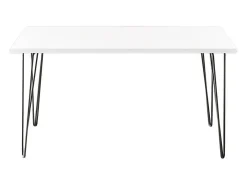 Mesa FISK 138 x 80 cm para cocina, salón, comedor Blanco