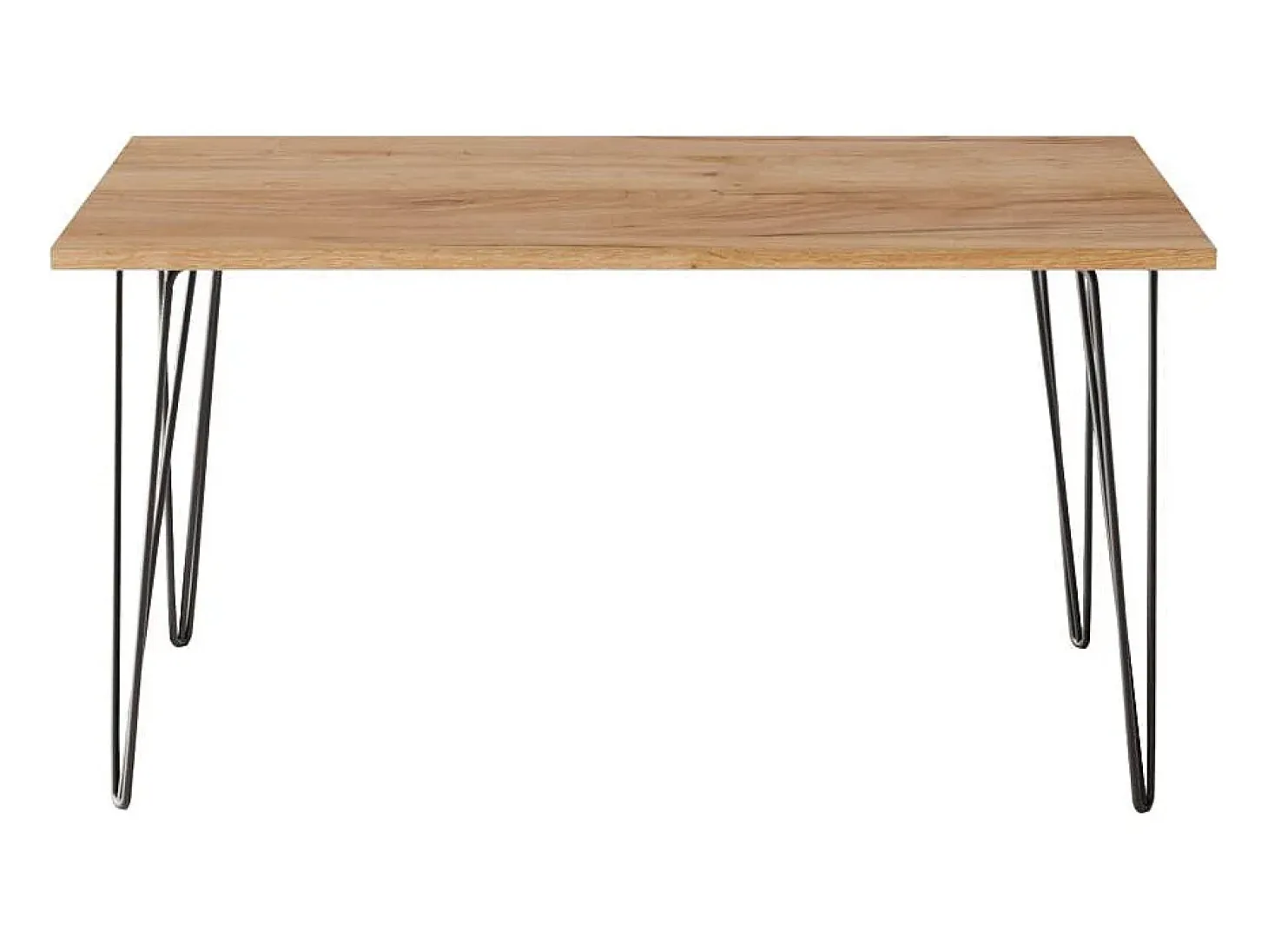 Mesa FISK 138 x 80 cm para cocina, salón, comedor Roble Craft