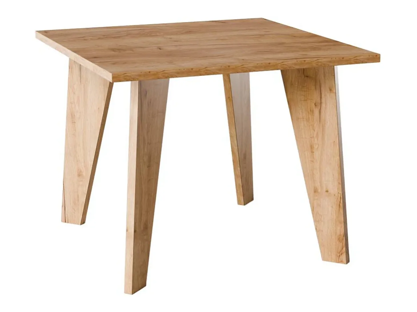 Mesa OLEN 90x90 cm para cocina, salón, comedor Roble Craft