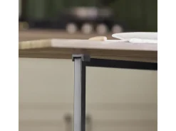 Mesa Plegable de Almacenaje con 3 Estantes para Comedor Salón Mesa Auxiliar Escritorio Madera Ahorra Espacio FWT62-N SoBuy ES