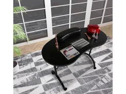 Mesa plegable portátil para manicura y reconstrucción de uñas Easynails - Negro