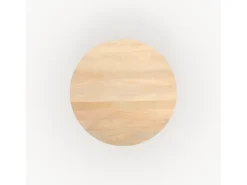Mesa redonda 4 personas de madera de mango D120 cm - Agathe