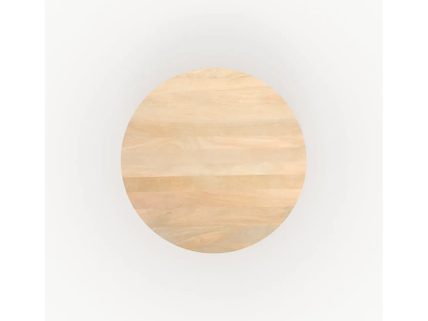 Mesa redonda 4 personas de madera de mango D120 cm - Agathe