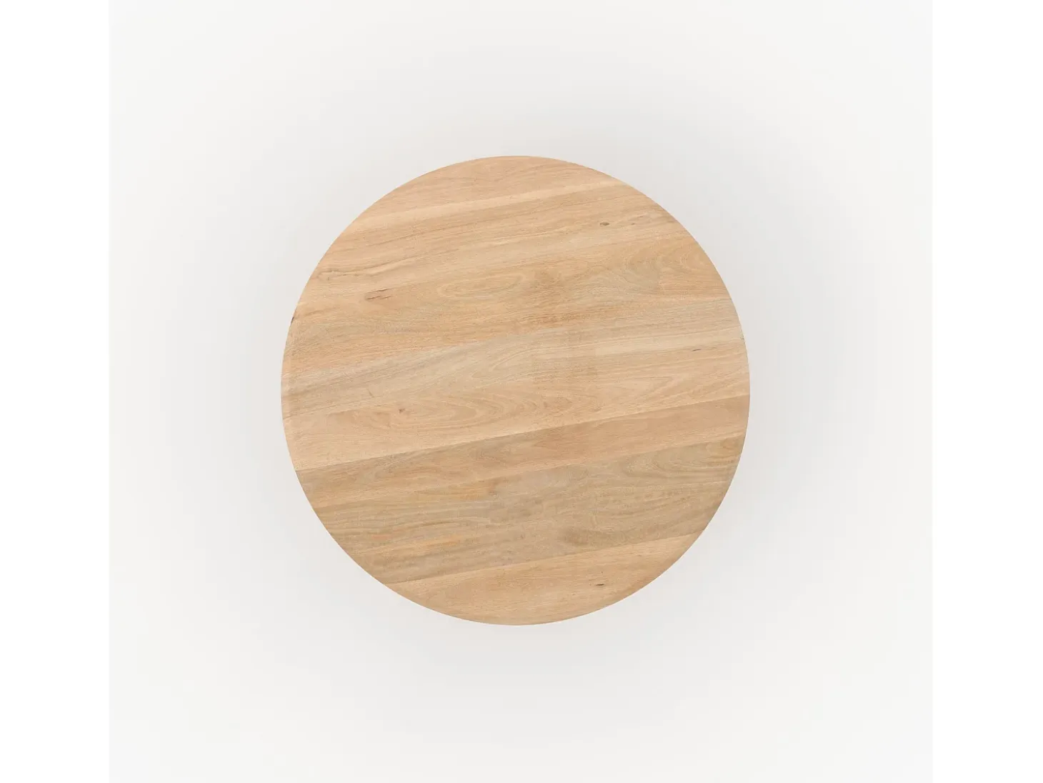 Mesa redonda de madera de mango para 4 personas - Sacha