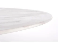 Mesa redonda de roble para 4 personas 90x75 cm