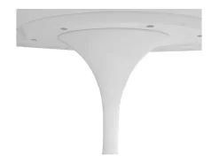Mesa redonda lacada blanco pétalo 90 cm