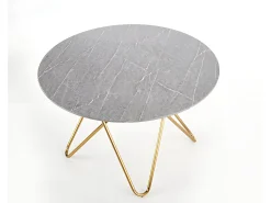 Mesa redonda para 4/6 personas gris 120x76 cm