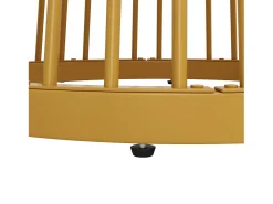 Mesa redonda para 4 personas, 80×80×76 cm, tablero de MDF marmolado, patas de metal dorado, ideal para cocina o salón.