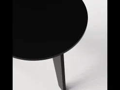 Mesa redonda ROSE Ø90 cm para cocina, salón, comedor Negro