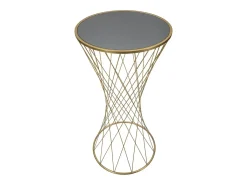 Mesa VKH586, Oro, 50x50x100 cm, Kendra Home