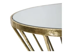 Mesa VKH591, Oro, 35x35x70 cm, Kendra Home