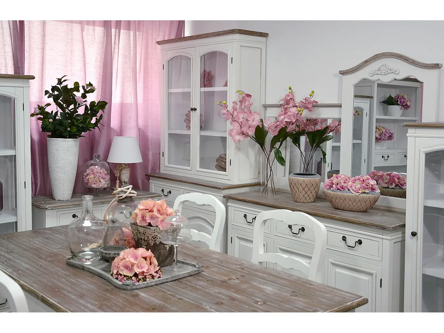 Mesa 160x78x80 cm blanca Rimini blanca riw026