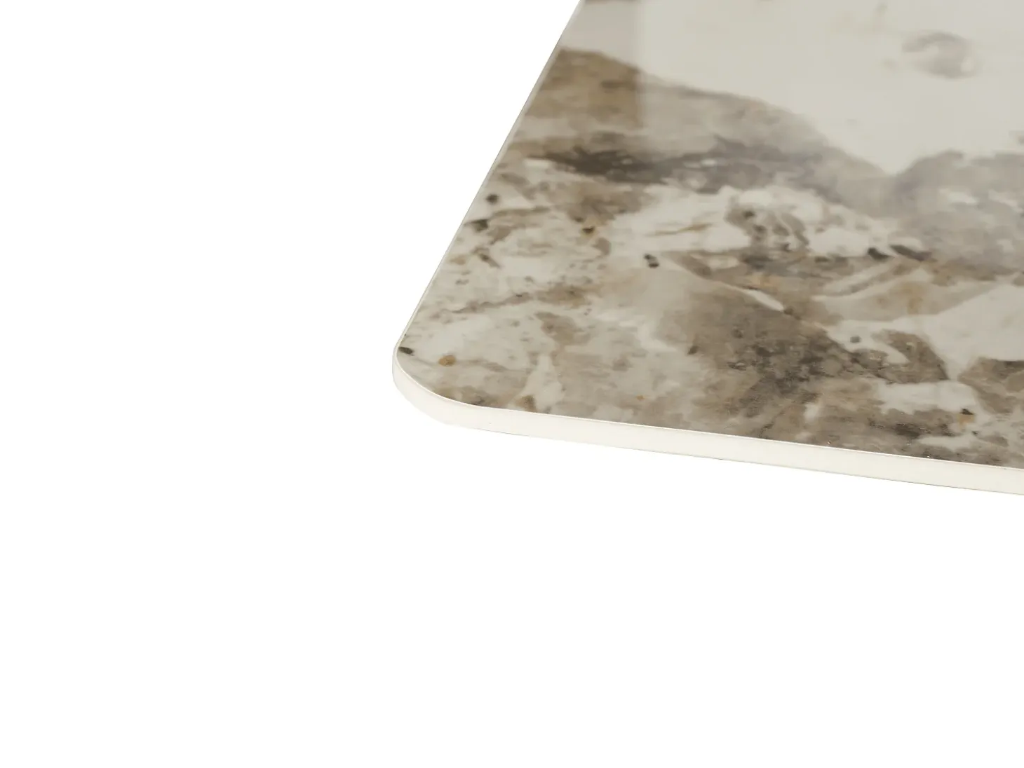 Mesa 180x75x90 cm blanco oro Modig M57