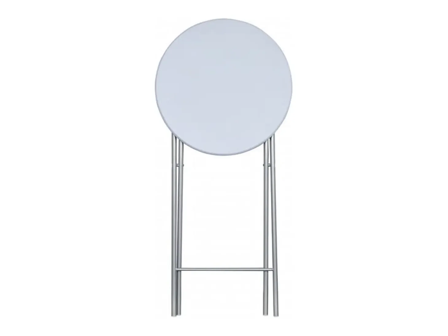 Mesas altas plegables 4 unidades MDF blancas ES333279