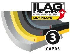 Metaltex Cacerola Baja Línea XPERT 26 cms 3,3l