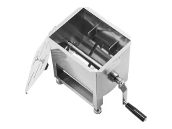 Mezcladora de Carne SucceBuy, Manual con Depósito Fijo de 15 L de Acero Inoxidable para Carne Picada
