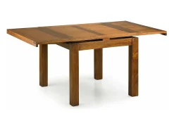 Mindy Orka mesa de comedor cuadrada extensible madera maciza 95/180 cm