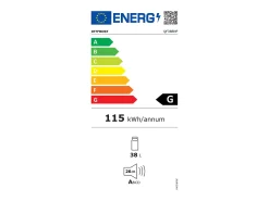 Mini bar termoeléctrico - 38L - Puerta reversible - Negro