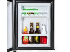 Mini Frigorífico - Congelador 22L + Frigorífico 38L - 42x45,5x86,8cm - 172 kWh/año, Luz LED - Clase F - Negro