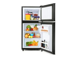 Mini Frigorífico - Congelador 22L + Frigorífico 38L - 42x45,5x86,8cm - 172 kWh/año, Luz LED - Clase F - Negro