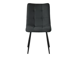 ML-Design Silla de comedor set de 2 piezas Antracita, Silla de salón con tapicería de tela