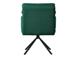 ML-Design Silla de Comedor Verde Oscuro, Posición Carros Giratorios