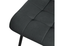 ML-Design Silla de comedor juego de 6 piezas Antracita, Silla de salón con funda de tela