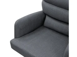 ML-Design Silla de comedor giratoria juego de 6 piezas Antracita, Sillón de salón con reposabrazos y respaldo
