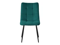 ML-Design Silla de comedor 4 piezas petróleo, Silla de salón con tapicería de tela