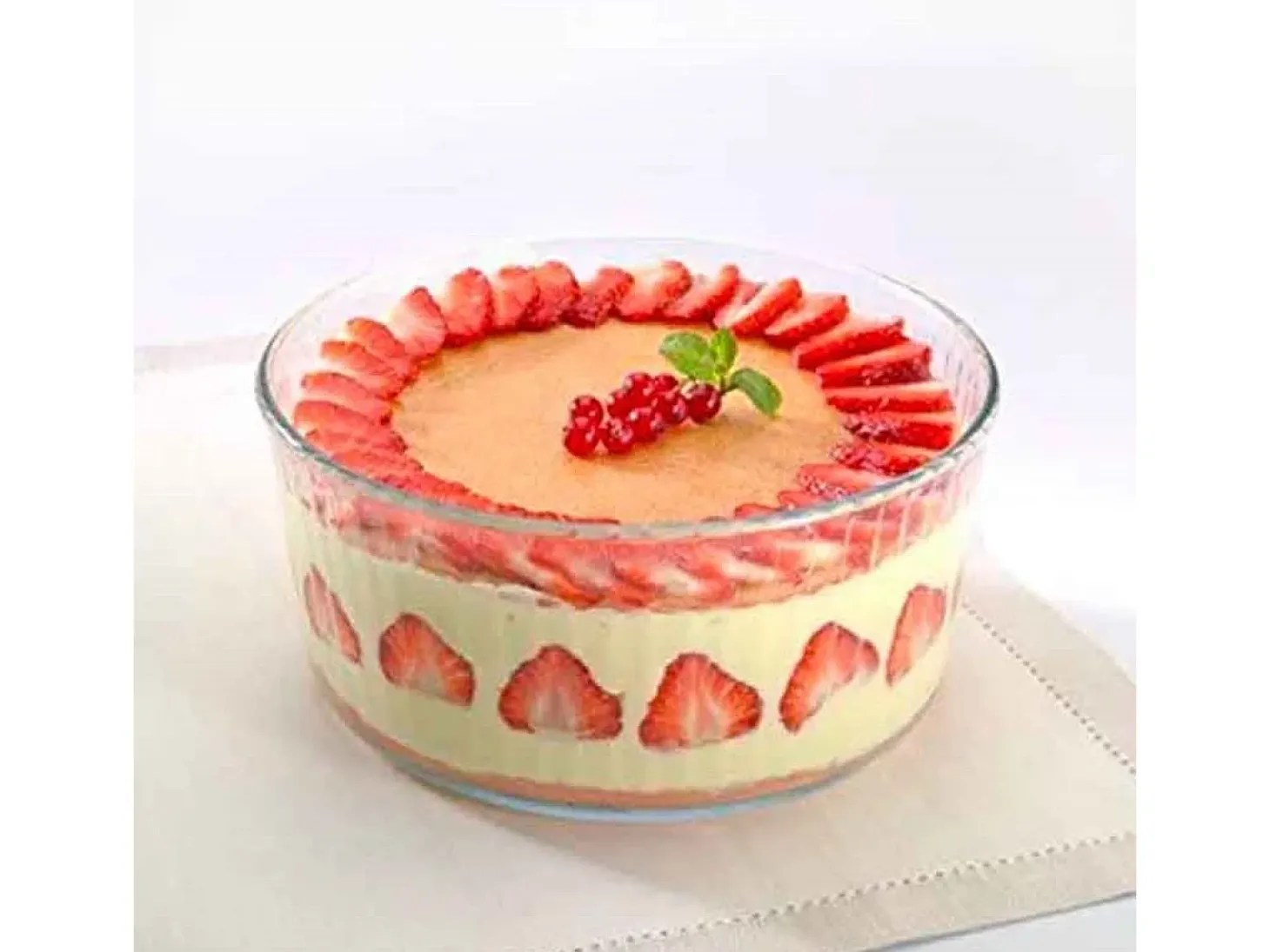 Molde de souffle para horno Classic Pyrex redondo vidrio Ø21x10 cm